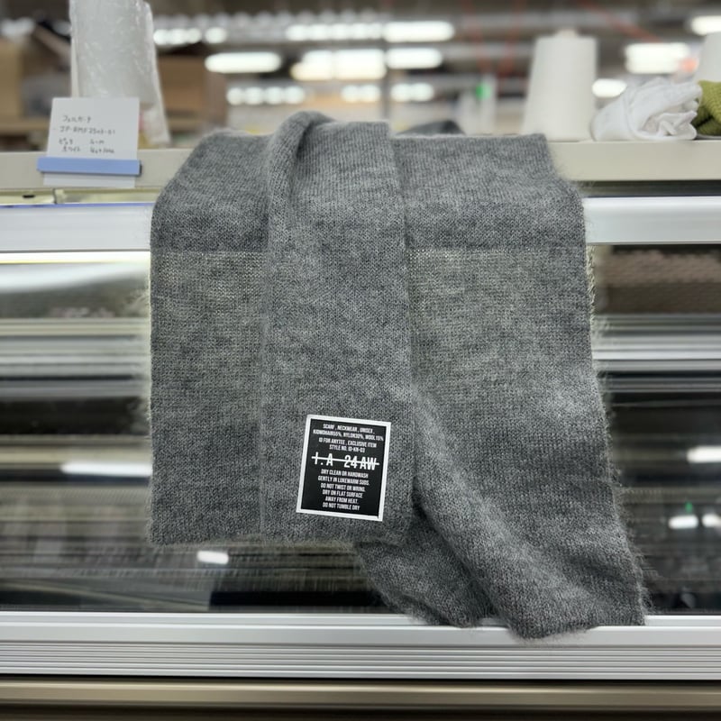 Kid Mohair Neckwear Scarf 