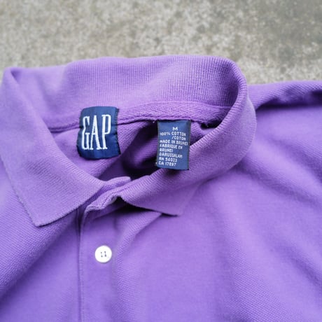 ［M］OLD GAP_POLO SHIRT_MADE IN Brunei_90s vintage