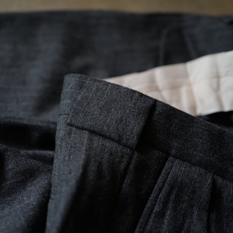 [anytee classics] Officer Pants_Flannel Stripe