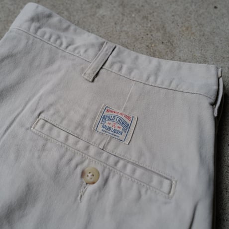 [W36] POLO CHINO 2tuck shorts_made in USA_80-90s vintage_no.35