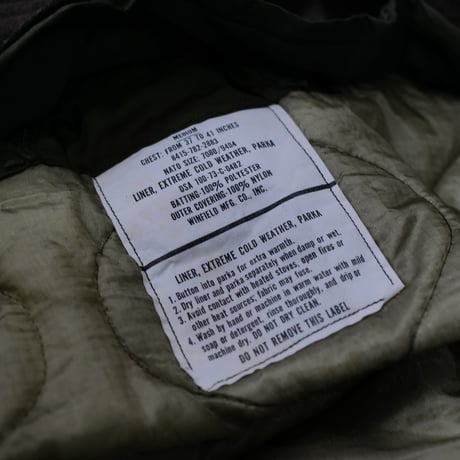 ［M］m65 parka_Mini tag model_fullset_deadstock_no.1