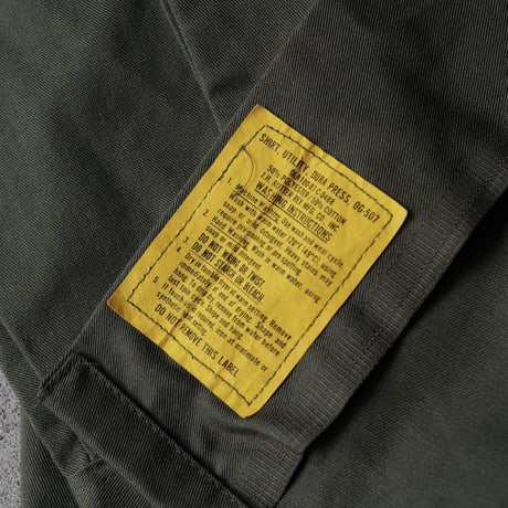 ［L (15 1/2)］USARMY Olive Green Shirts_deadstock_no.15