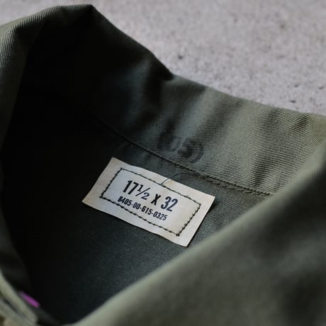 ［17 1/2 XXL fit］USARMY Olive Green "BIG" Shirt_deadstock_no.14