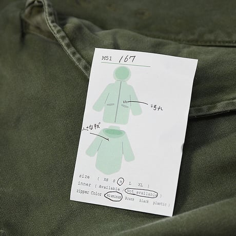 ［M］m51 parka_First model_no.167