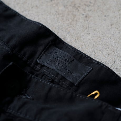 [W33 L34] Super Black_VINTAGE POLO CHINO 2tuck Pants_no.2