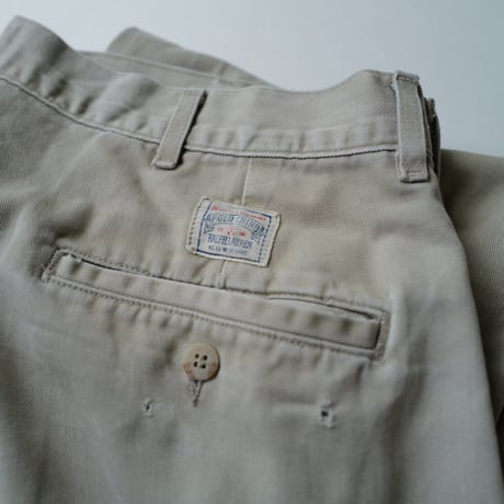 [W36 L31] Old Polo_80-90s vintage_2tack chino