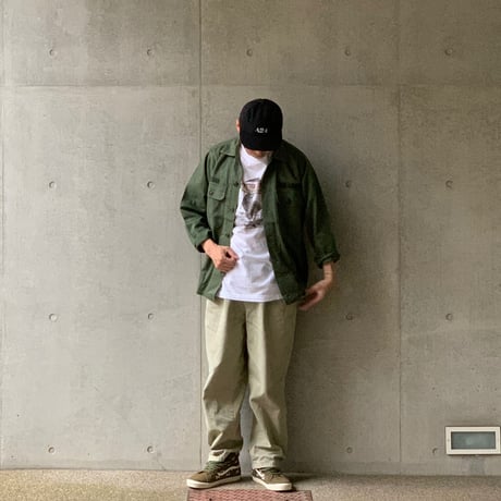 ［L fit］USARMY Olive Green Shirts_First model