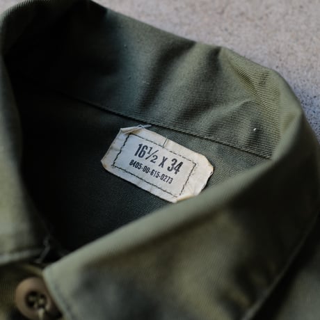 ［16 1/2 XL fit］USARMY Olive Green "BIG" Shirt_deadstock_no.8
