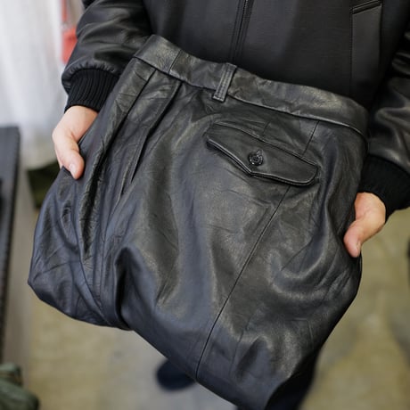 Fragments of Vintage Leather_Officer Pants