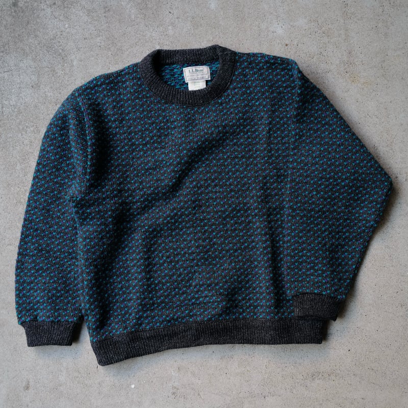 L.L.Bean_Washable Sweater Birds-Eye_deadstock |