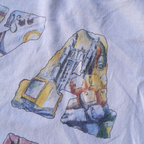 ［XL］Yale University_college tee_90s vintage