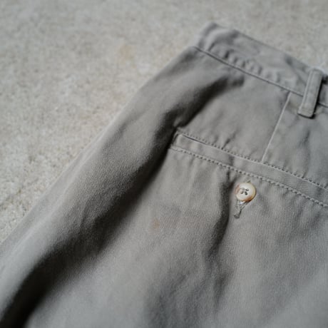 [W38] POLO CHINO 2tuck shorts_made in Malaysia_80-90s vintage_no.41