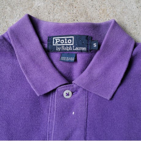 ［S］POLO SHIRT_MADE IN USA_80-90s vintage_no.12
