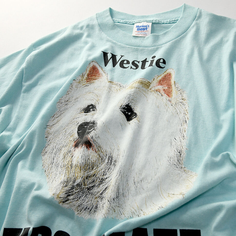 L］Dog Tee_80-90s vintage_made in USA | anytee