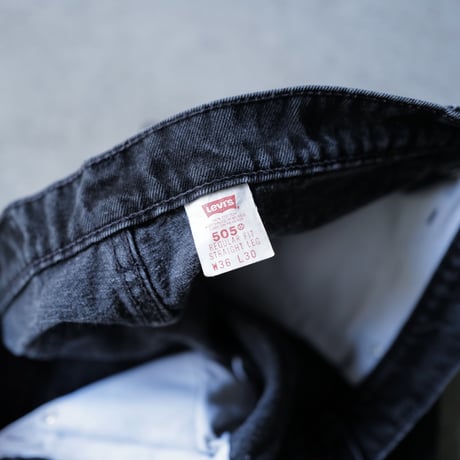 [W36 L30] 505_90s_Levi's  Sulfur Black_no.2