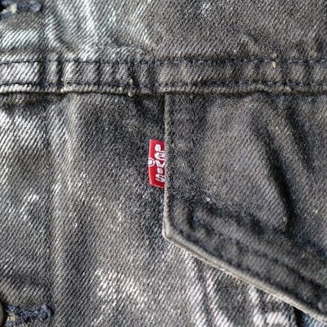 ［L］Levi's Denim Jacet Acid Wash Black