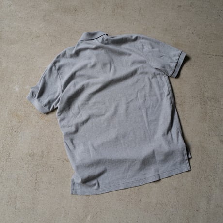 ［L］POLO SHIRT_MADE IN USA_80-90s vintage_gray