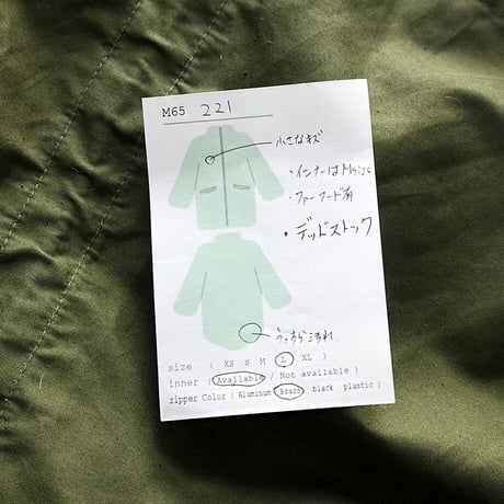 ［L］m65 parka_deadstock_no.221