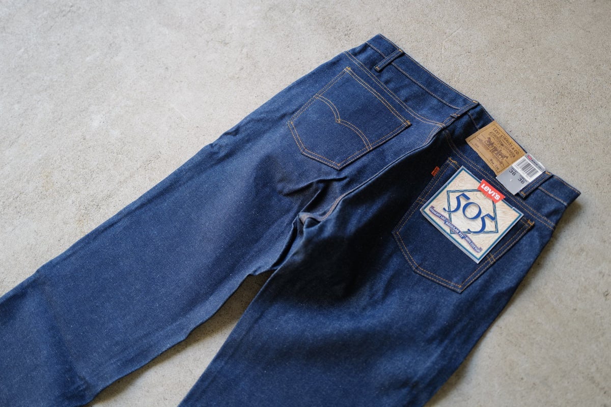80s Levi’s 505 色残り◎ W33 L36 オリジナルレングス 濃紺 W36 L36] Levi's 505_80s | anytee