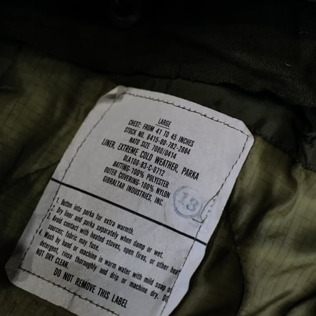 ［L］m65 parka_fullset_1980's_deadstock_no.9