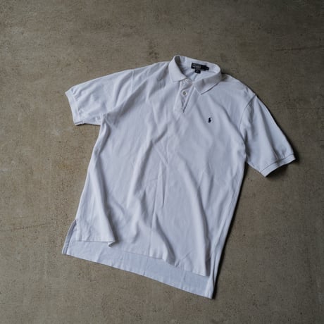 ［L］POLO SHIRT_MADE IN USA_80-90s vintage_no.1