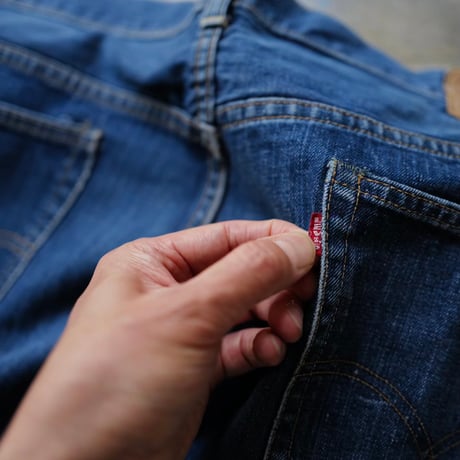Levi's 505 Big E "Heart Patch"