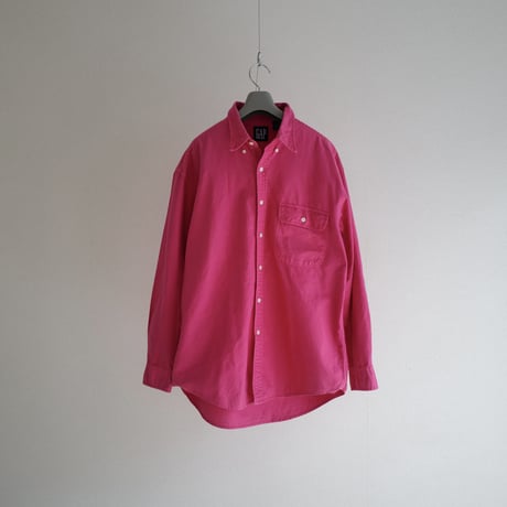 ［L］Old GAP_90s vintage_pink shirt