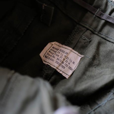 ［M-Regular］USARMY M-65 Trousers_deadstock_no.09