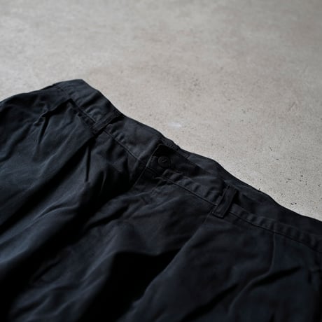 [W35 L30] Super Black_VINTAGE POLO CHINO 2tuck Pants_no.1