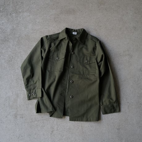 ［for WOMEN］USARMY Olive Green Shirts_deadstock_Aタイプ_襟にスレあり