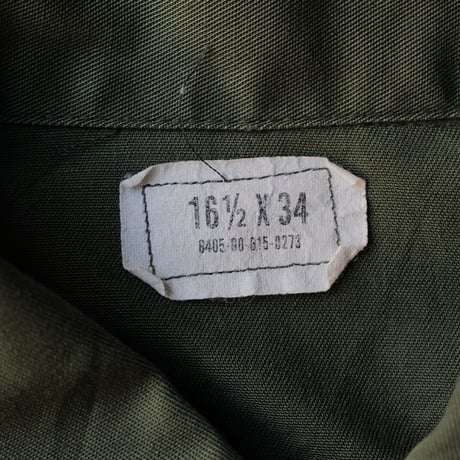 ［XL (16 1/2)］USARMY Olive Green Shirts_deadstock_no.13