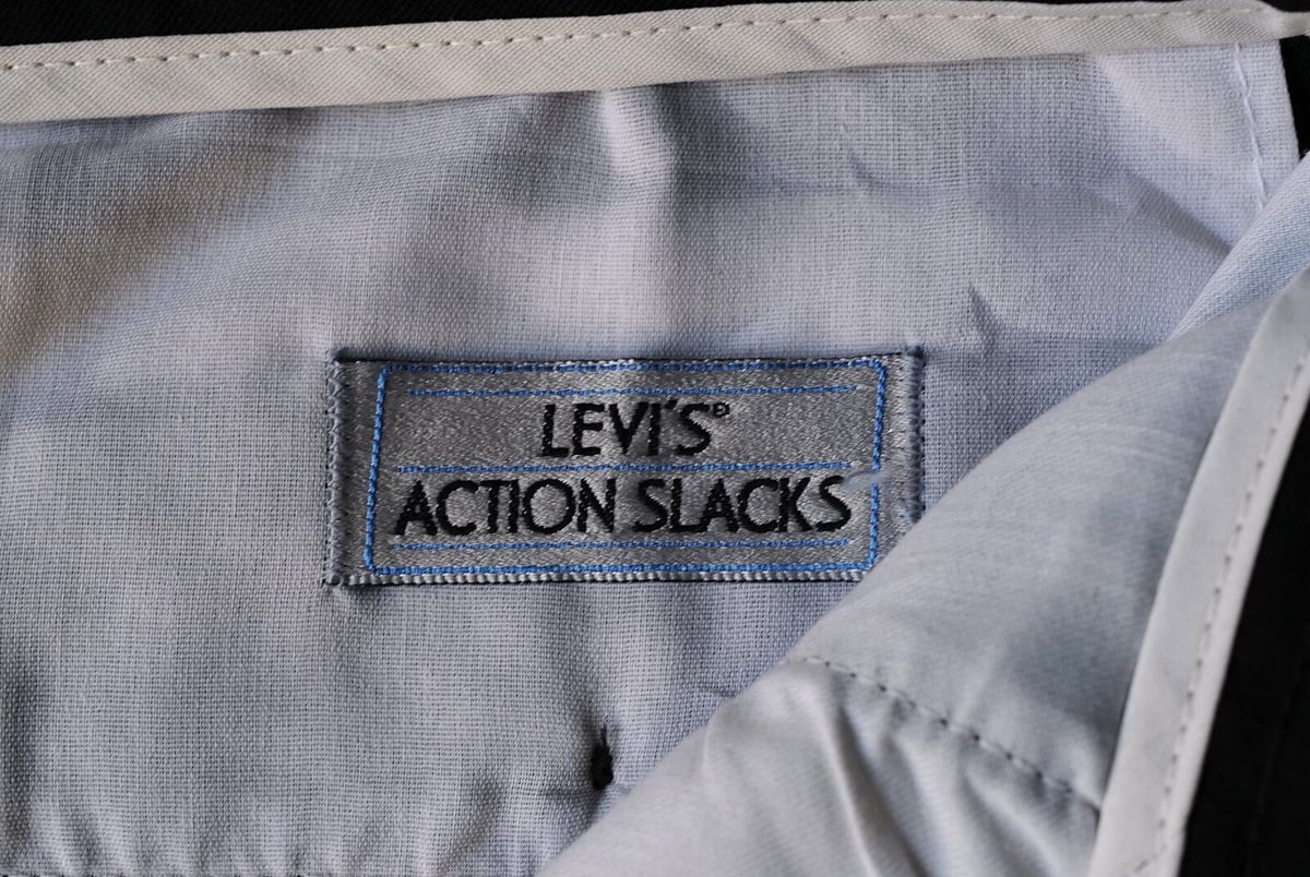 90s Levis action slacksアクションスラックスW36 L29-