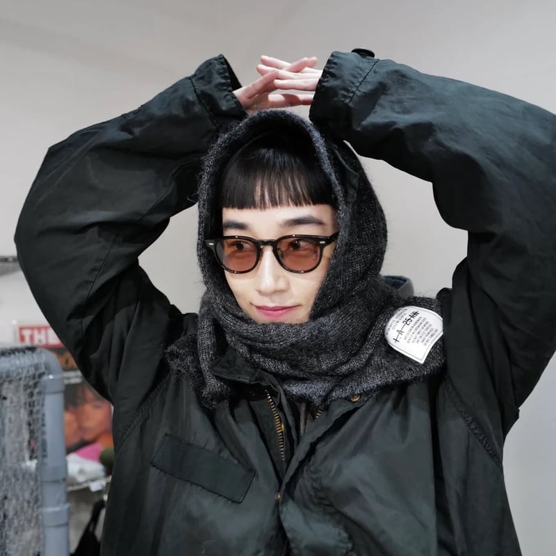 anytee classics] Celluloid Eyegear_Black×Brown