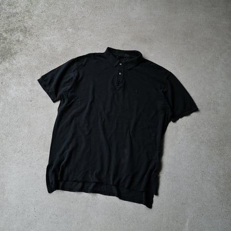 ［XL］Super Black_VINTAGE POLO SHIRT_made in USA_no.08