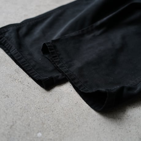 [W35 L32] Super Black_VINTAGE POLO CHINO 2tuck Pants_no.5