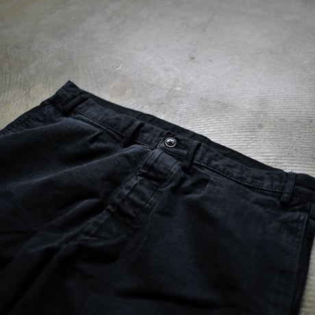 7月25日発売 [anytee classics] Military Wide Trousers_Faded Black