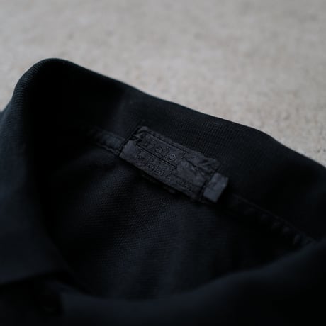 ［XL］Super Black_VINTAGE POLO SHIRT_made in USA_no.02