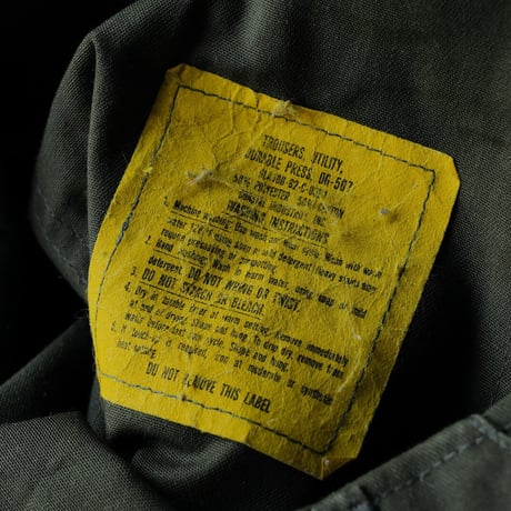 ［34×31］USARMY OG-507 Trousers_no.2