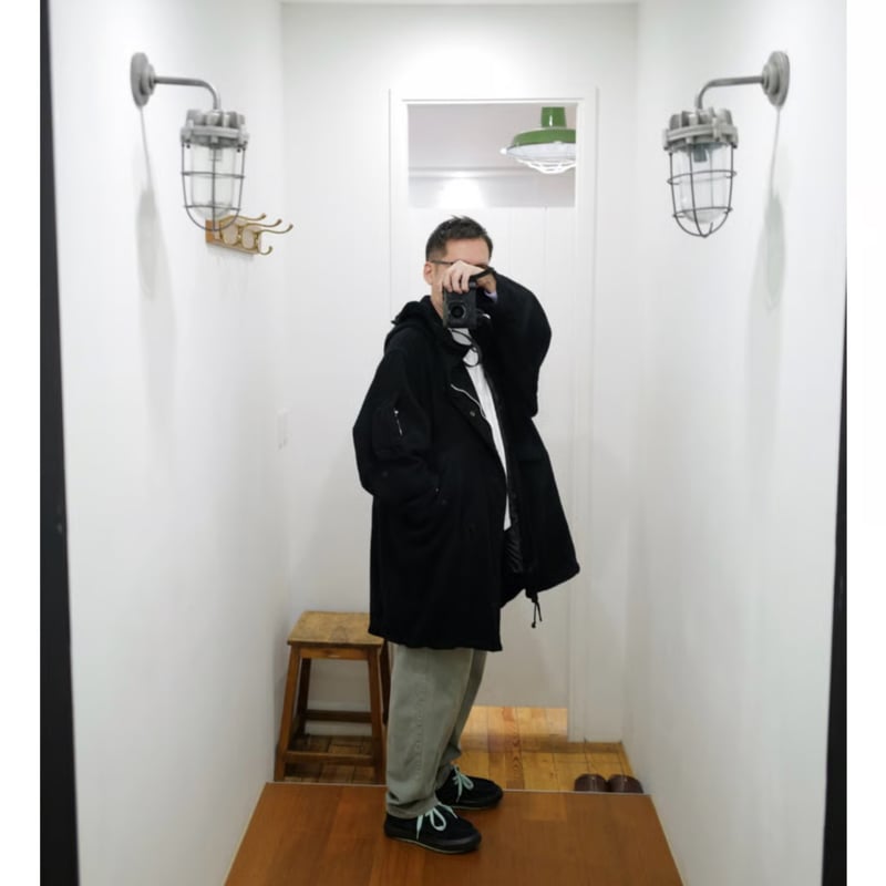 anytee Felted M48 parka 　Ｌ　完売品　縮絨 special edition］ Felted M48 parka | anytee