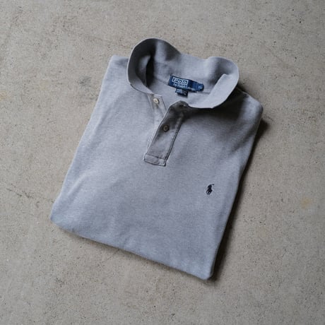 ［XL］POLO SHIRT_MADE IN USA_80-90s vintage