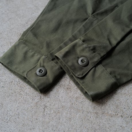 ［L (15 1/2)］USARMY Olive Green Shirts_deadstock_no.15