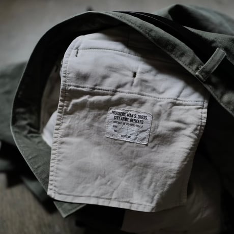 [anytee classics] Officer Shorts_Faded Safari Olive