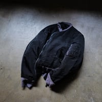 "Super Black" Shrink MA-1_Purple Rib_no.6
