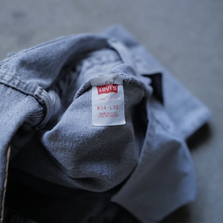 [W34 L32] 501_80s_Levi's  Gray_no.8