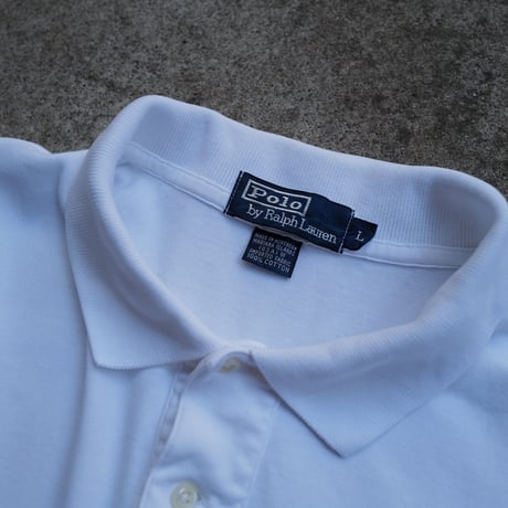 ［L］POLO SHIRT_MADE IN USA_80-90s vintage_no.3