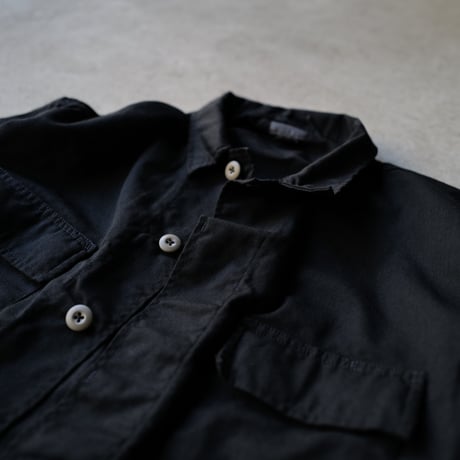 [L-Regular] Super Black_B.D.U. Conbat Coat_no.1