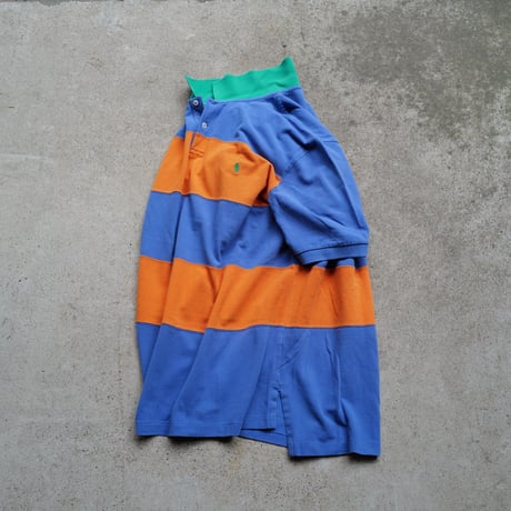 ［XL］POLO SHIRT_MADE IN USA_80-90s vintage_no.11