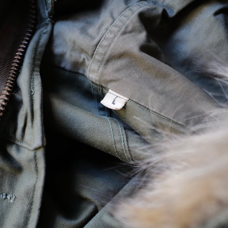 ［L］m48 parka with stencil