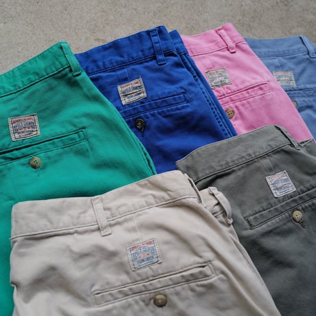[W36] POLO CHINO SHORTS 2tuck_80s vintage_no.5