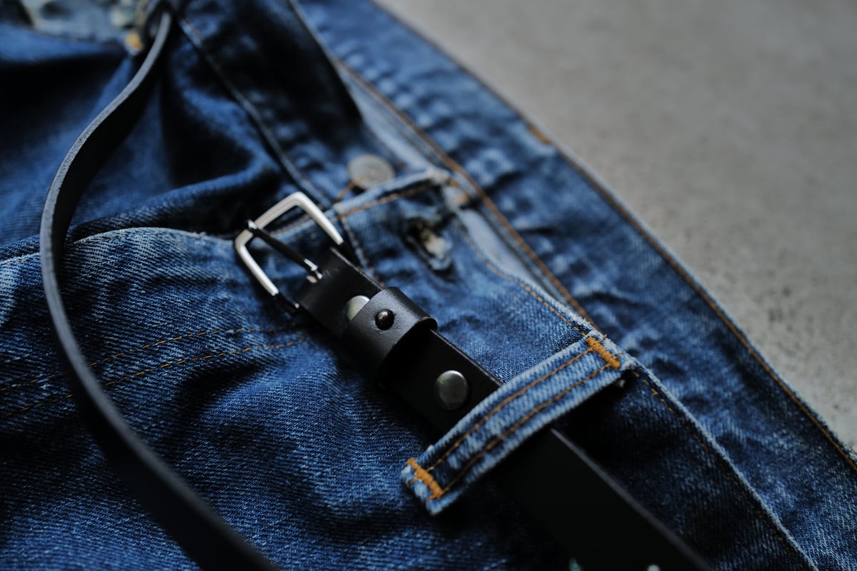 anytee Narrow Long Belt ナローロング ベルト スタッズ